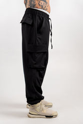 PANTOLON CARGO NEGRU